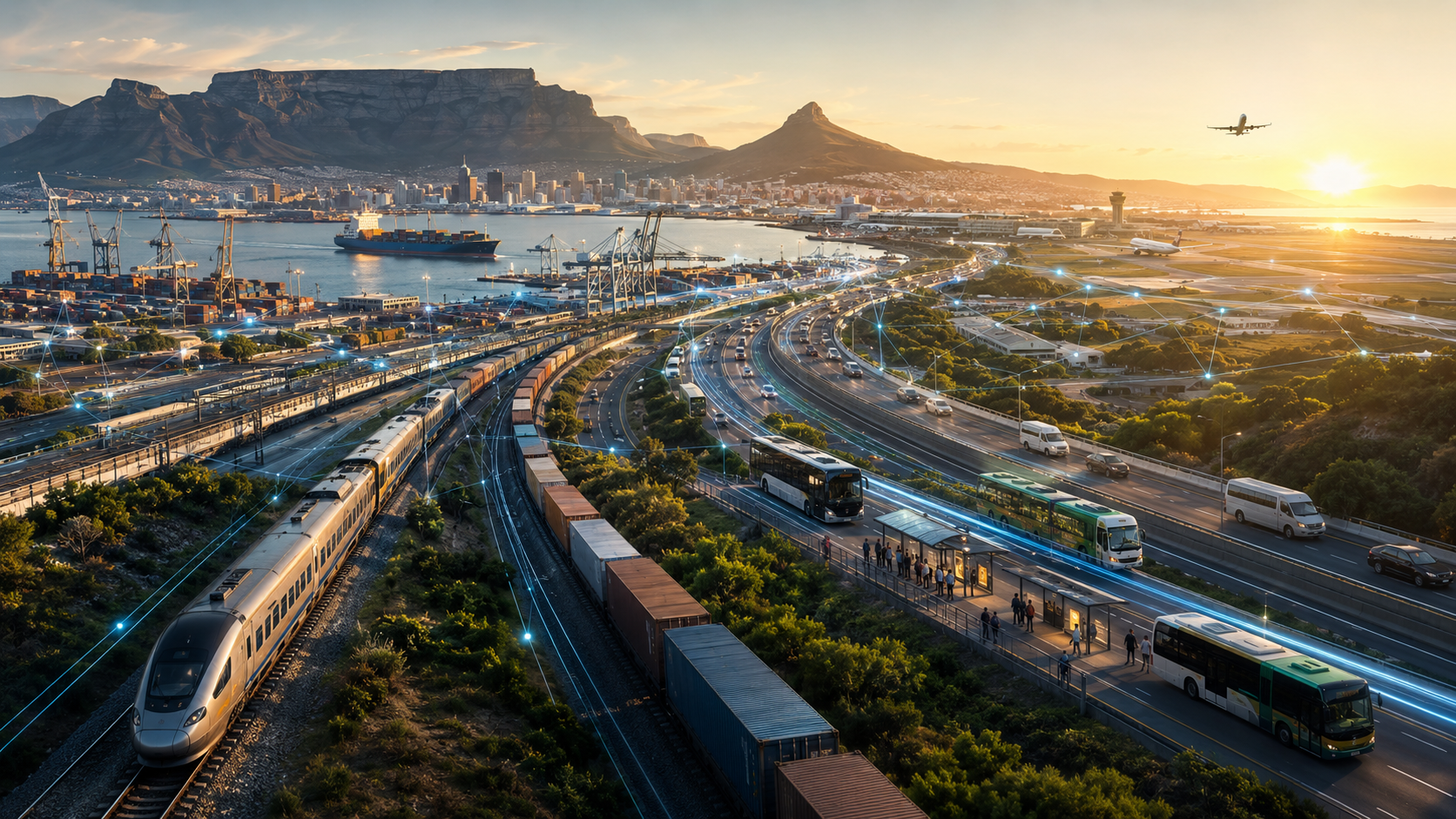 Integrated transport network concept